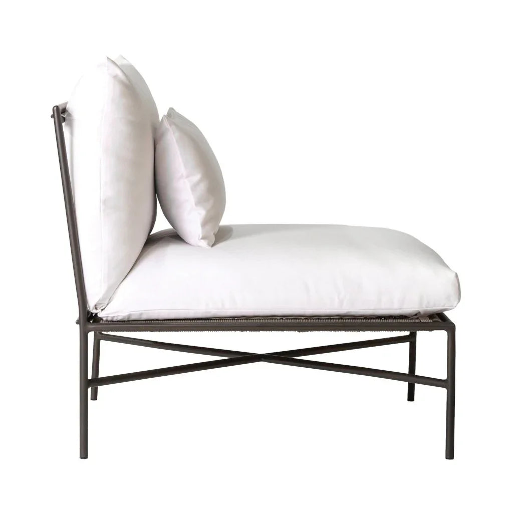 Patinero Quick-Dry Cushions Patio Modular Armless Chair-Outdoor Modulars-Seasonal Living-LOOMLAN