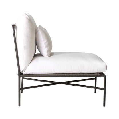 Patinero Quick-Dry Cushions Patio Modular Armless Chair-Outdoor Modulars-Seasonal Living-LOOMLAN