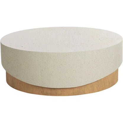 Patras Coffee Table Concrete For Indoor Outdoor Use-Outdoor Coffee Tables-SUNPAN-LOOMLAN