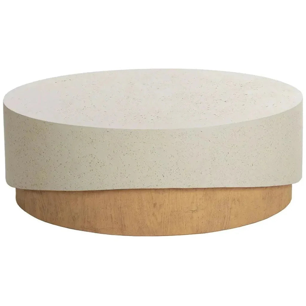 Patras Coffee Table Concrete For Indoor Outdoor Use-Outdoor Coffee Tables-SUNPAN-LOOMLAN