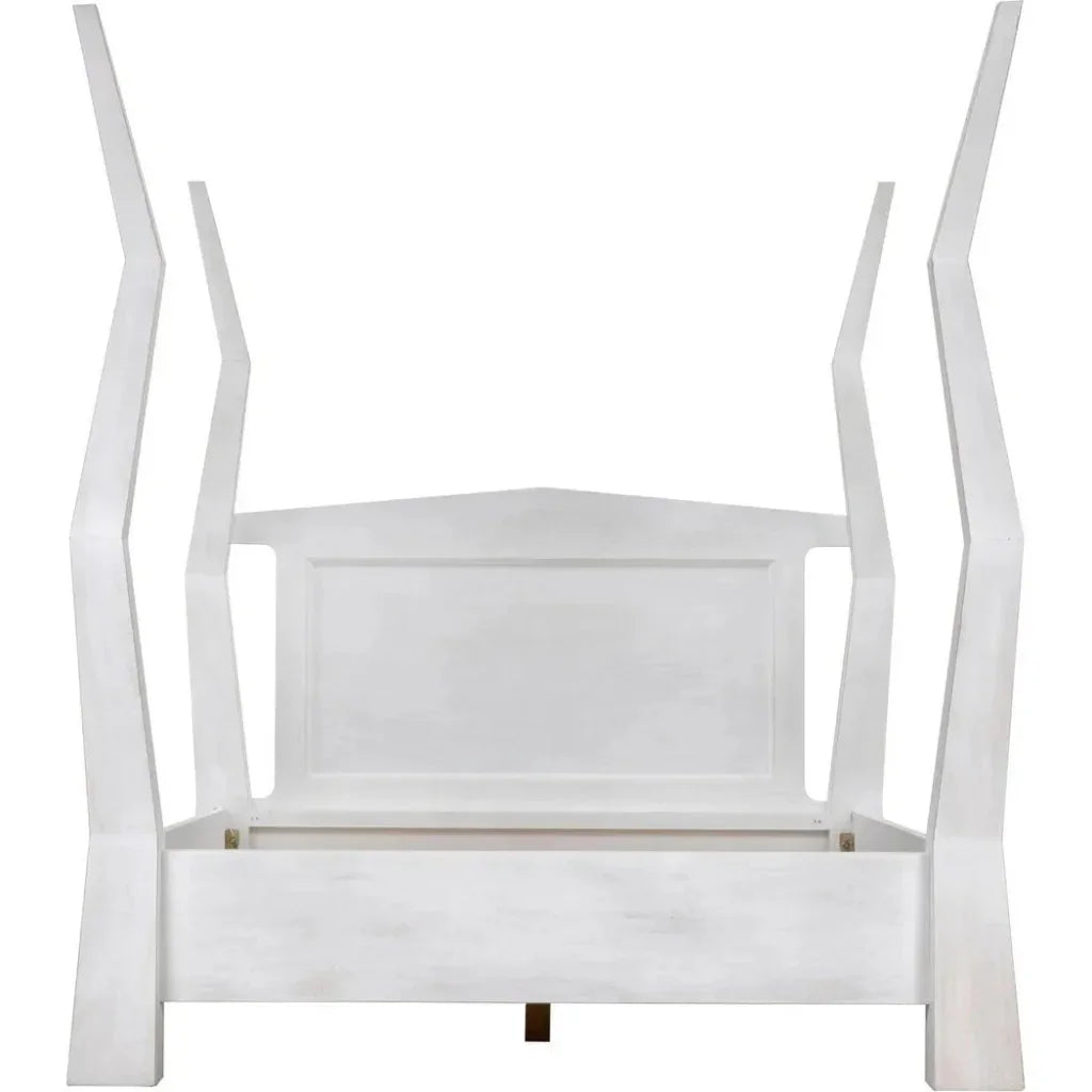 Patras Wood Queen Bed - LOOMLAN - Noir - Beds