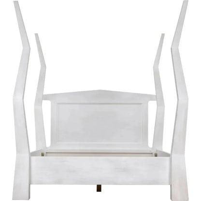 Patras Wood Queen Bed - LOOMLAN - Noir - Beds