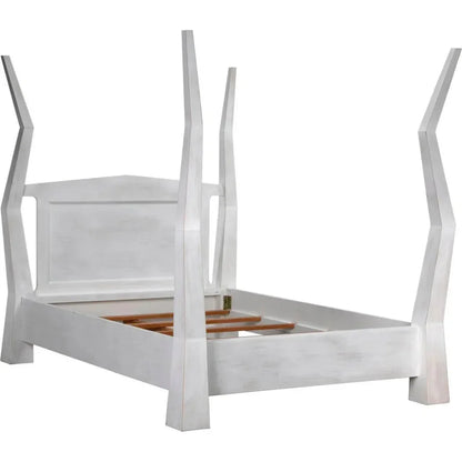 Patras Wood Queen Bed - LOOMLAN - Noir - Beds