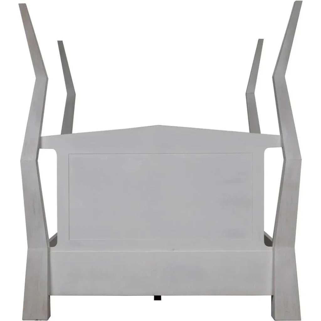 Patras Wood Queen Bed - LOOMLAN - Noir - Beds