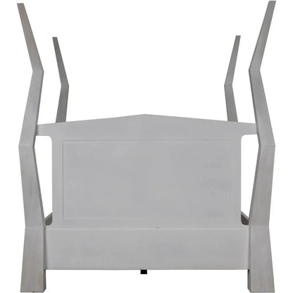 Patras Wood Queen Bed - LOOMLAN - Noir - Beds