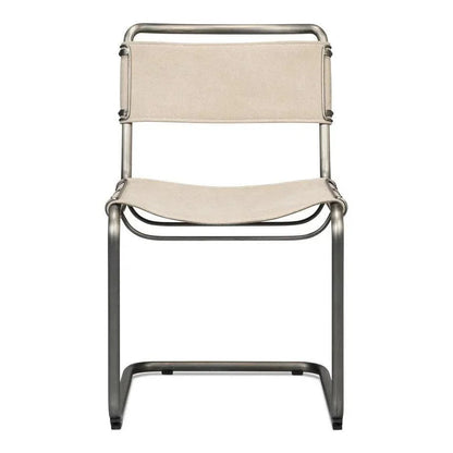 Patton Canvas Field Dining Chairs Set of 2 - LOOMLAN - Sarreid - Dining Chairs