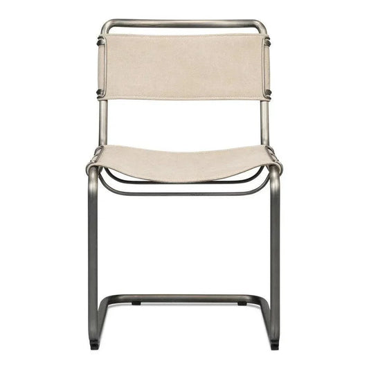 Patton Canvas Field Dining Chairs Set of 2 - LOOMLAN - Sarreid - Dining Chairs