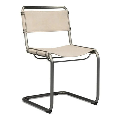 Patton Canvas Field Dining Chairs Set of 2 - LOOMLAN - Sarreid - Dining Chairs