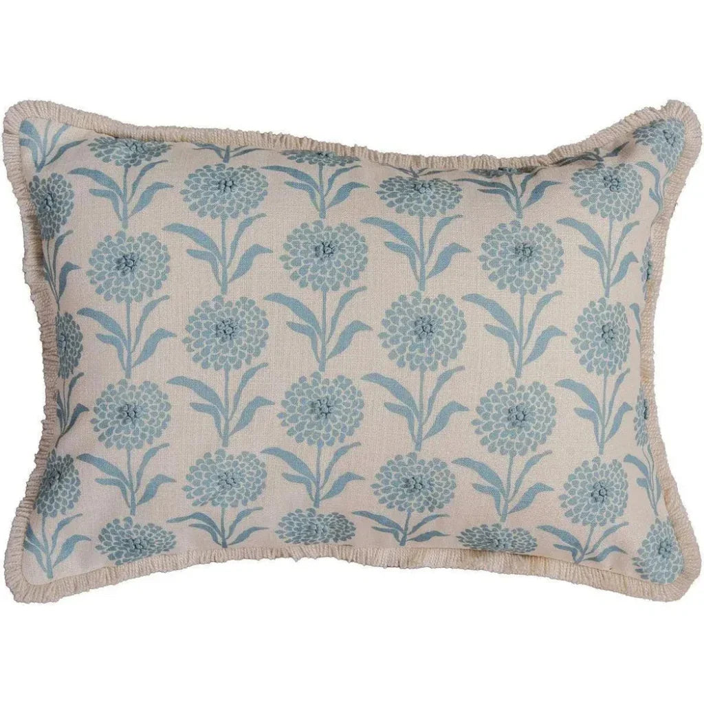 Paula Green Lumbar Pillow For Outdoors-Outdoor Pillows-LOOMLAN-LOOMLAN
