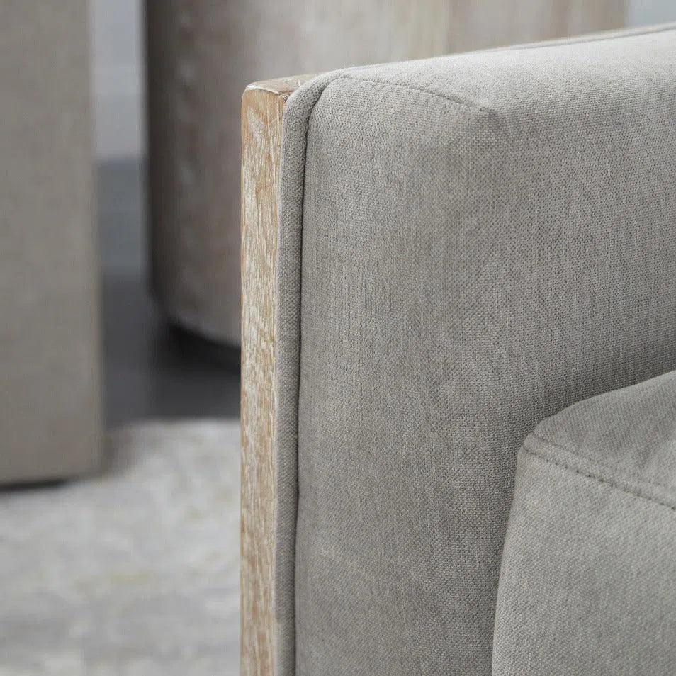 Paxton Gray Swivel Club Chair LiveSmart Grey - LOOMLAN - Essentials For Living - Club Chairs