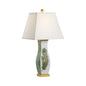 Peacock Feather Ceramic Body Table Lamp - LOOMLAN - Chelsea House - Table Lamps