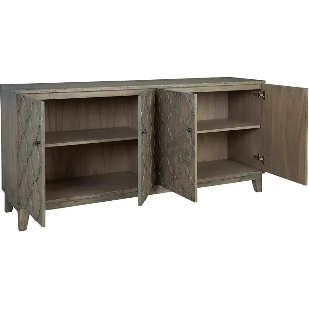 Pearl Solid Wooden Spacious Sideboard - LOOMLAN - Furniture Classics - Sideboards