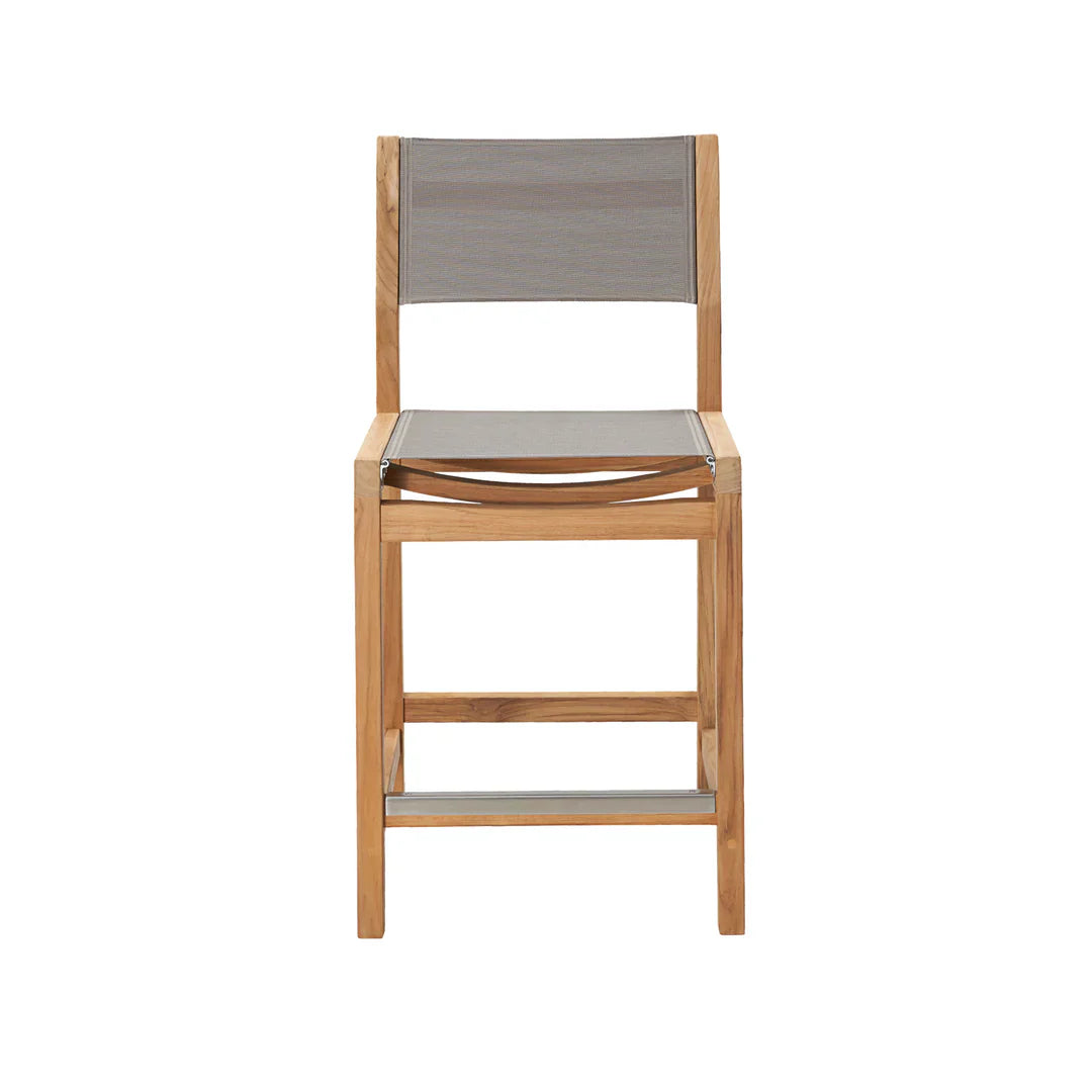 Pearl Teak Outdoor Counter Height Stool