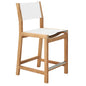 Pearl Teak Outdoor Counter Height Stool