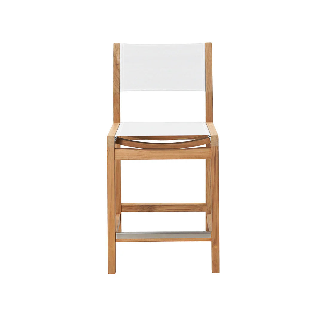 Pearl Teak Outdoor Counter Height Stool
