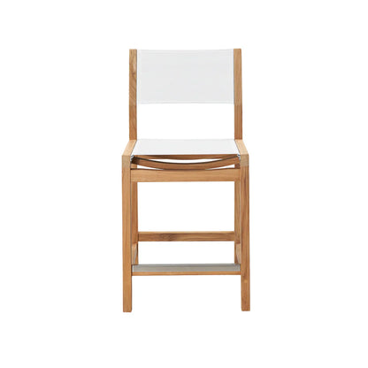 Pearl Teak Outdoor Counter Height Stool