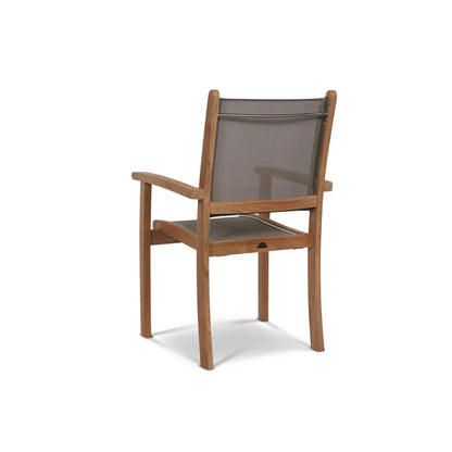 Pearl Teak Patio Square Dining Set 5PC-Outdoor Dining Sets-HiTeak-LOOMLAN