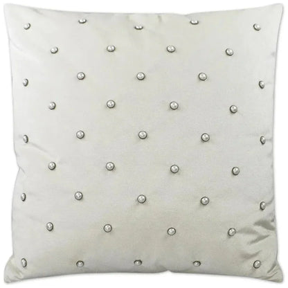 Pearlesque Marshmallow White Throw Pillow Insert - LOOMLAN - D.V. Kap - Throw Pillows