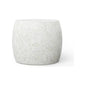 Pebble Concrete Made Outdoor Side Table-Garden Stools-Urbia-Ivory Terrazzo-LOOMLAN
