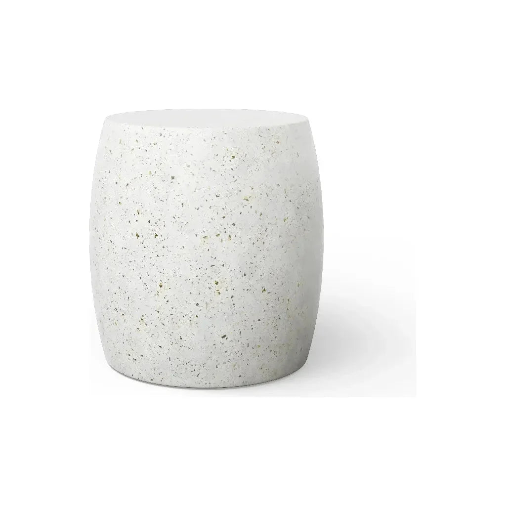 Pebble Concrete Made Outdoor Side Table-Garden Stools-Urbia-LOOMLAN
