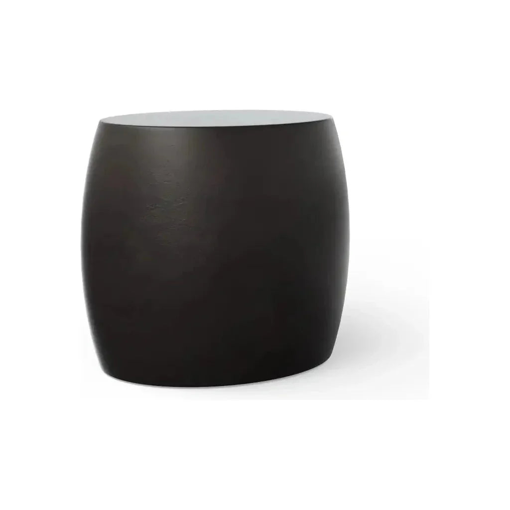 Pebble Concrete Made Outdoor Side Table-Garden Stools-Urbia-LOOMLAN