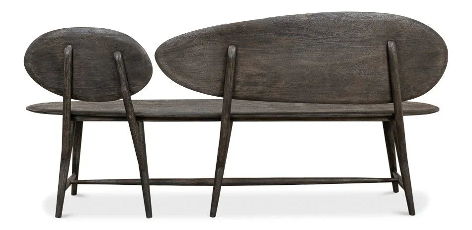 Pebble Handmade Wooden Bedroom Bench - LOOMLAN - Sarreid - Bedroom Benches