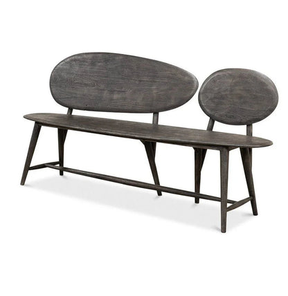 Pebble Handmade Wooden Bedroom Bench - LOOMLAN - Sarreid - Bedroom Benches