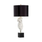 Peitho White Glazed Ceramic Table Lamp - LOOMLAN - Wildwood - Table Lamps