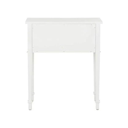 Pembroke White Rectangular Side Table - LOOMLAN - Chelsea House - Side Tables