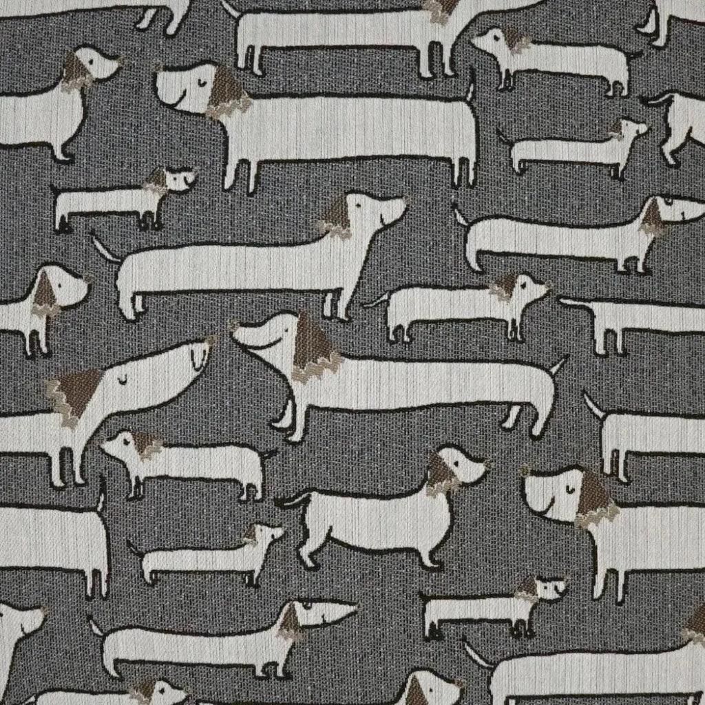 Pencil Pups Animal Grey Large Throw Pillow Insert - LOOMLAN - D.V. Kap - Throw Pillows