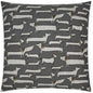 Pencil Pups Animal Grey Large Throw Pillow Insert - LOOMLAN - D.V. Kap - Throw Pillows
