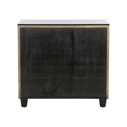 Pendry Two Drawer Gold Nightstand - LOOMLAN - Chelsea House - Nightstands