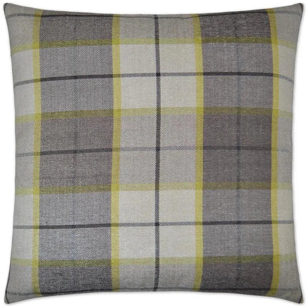 Penn Plaid Citrus Black Throw Pillow Insert - LOOMLAN - D.V. Kap - Throw Pillows