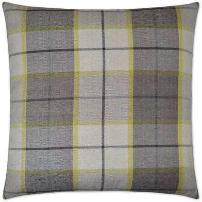 Penn Plaid Citrus Black Throw Pillow Insert - LOOMLAN - D.V. Kap - Throw Pillows