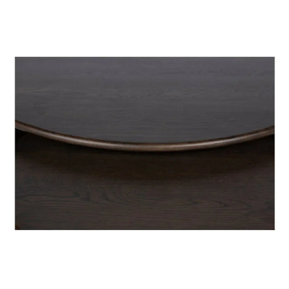 Penny Solid Oak Top Round Coffee Table - LOOMLAN - Moe's Home - Coffee Tables