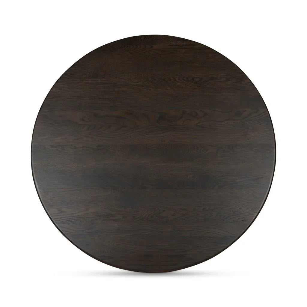 Penny Solid Oak Top Round Coffee Table - LOOMLAN - Moe's Home - Coffee Tables
