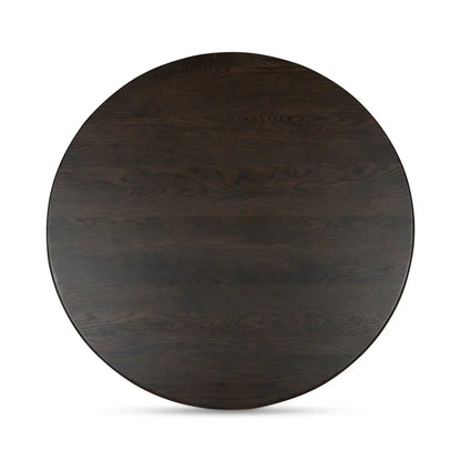 Penny Solid Oak Top Round Coffee Table - LOOMLAN - Moe's Home - Coffee Tables