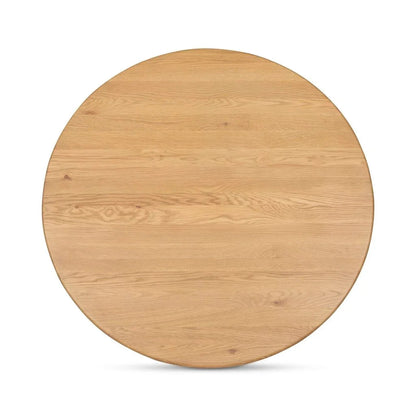 Penny Solid Oak Top Round Coffee Table - LOOMLAN - Moe's Home - Coffee Tables
