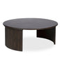 Penny Solid Oak Top Round Coffee Table - LOOMLAN - Moe's Home - Coffee Tables
