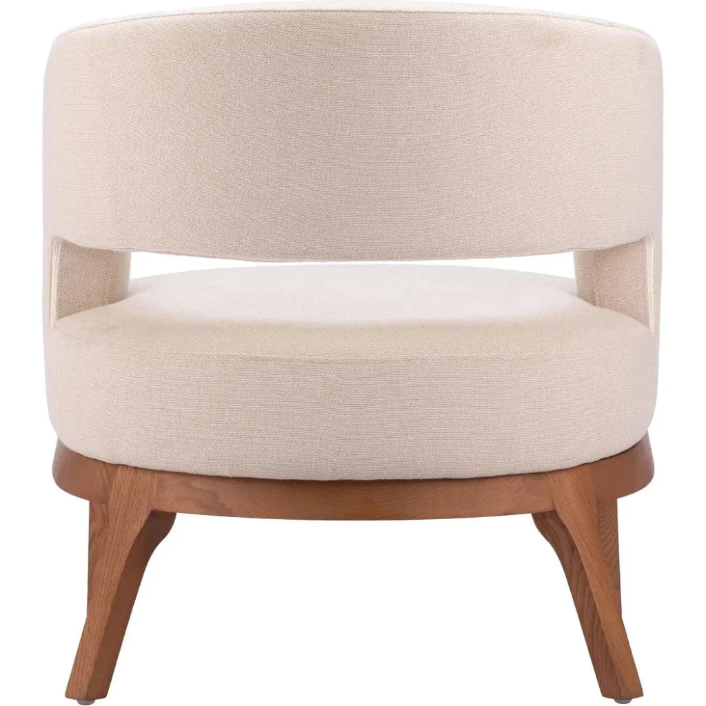 Penryn Beige Accent Chair With Arm - LOOMLAN - Zuo Modern - Accent Chairs