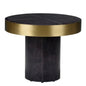 Penthouse Leather Covered Black Coffee Table - LOOMLAN - Chelsea House - Coffee Tables