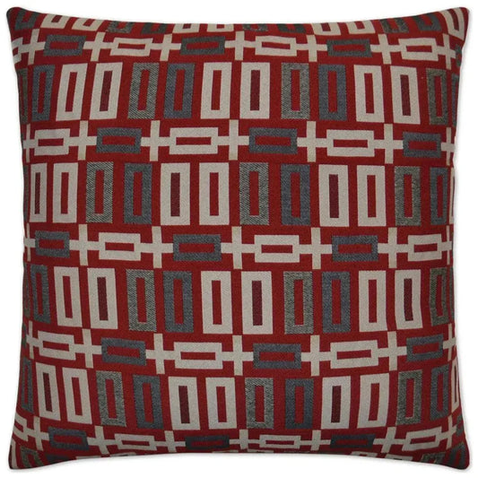 Penthouse Red Throw Pillow With Insert - LOOMLAN - D.V. Kap - Throw Pillows