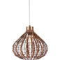 Pepper Moon Metal and Rattan Brown Pendant - LOOMLAN - Bassett Mirror - Pendants