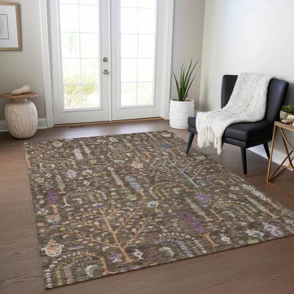 Percy Brown Washable Indoor - Outdoor Rug - LOOMLAN - LOOMLAN Rugs - Outdoor Rugs