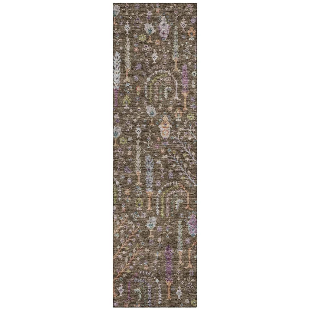 Percy Brown Washable Indoor - Outdoor Rug - LOOMLAN - LOOMLAN Rugs - Outdoor Rugs