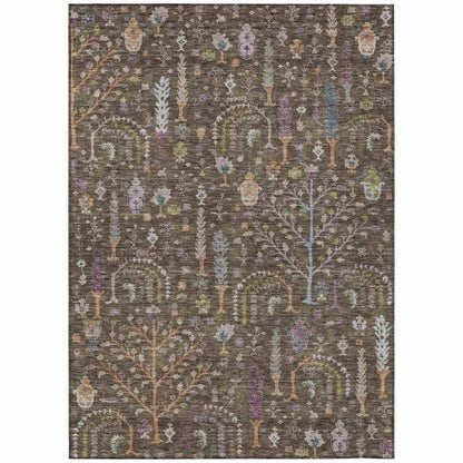 Percy Brown Washable Indoor - Outdoor Rug - LOOMLAN - LOOMLAN Rugs - Outdoor Rugs