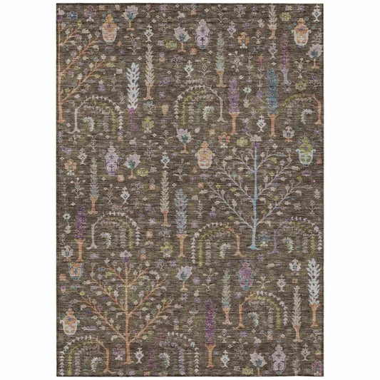 Percy Brown Washable Indoor - Outdoor Rug - LOOMLAN - LOOMLAN Rugs - Outdoor Rugs
