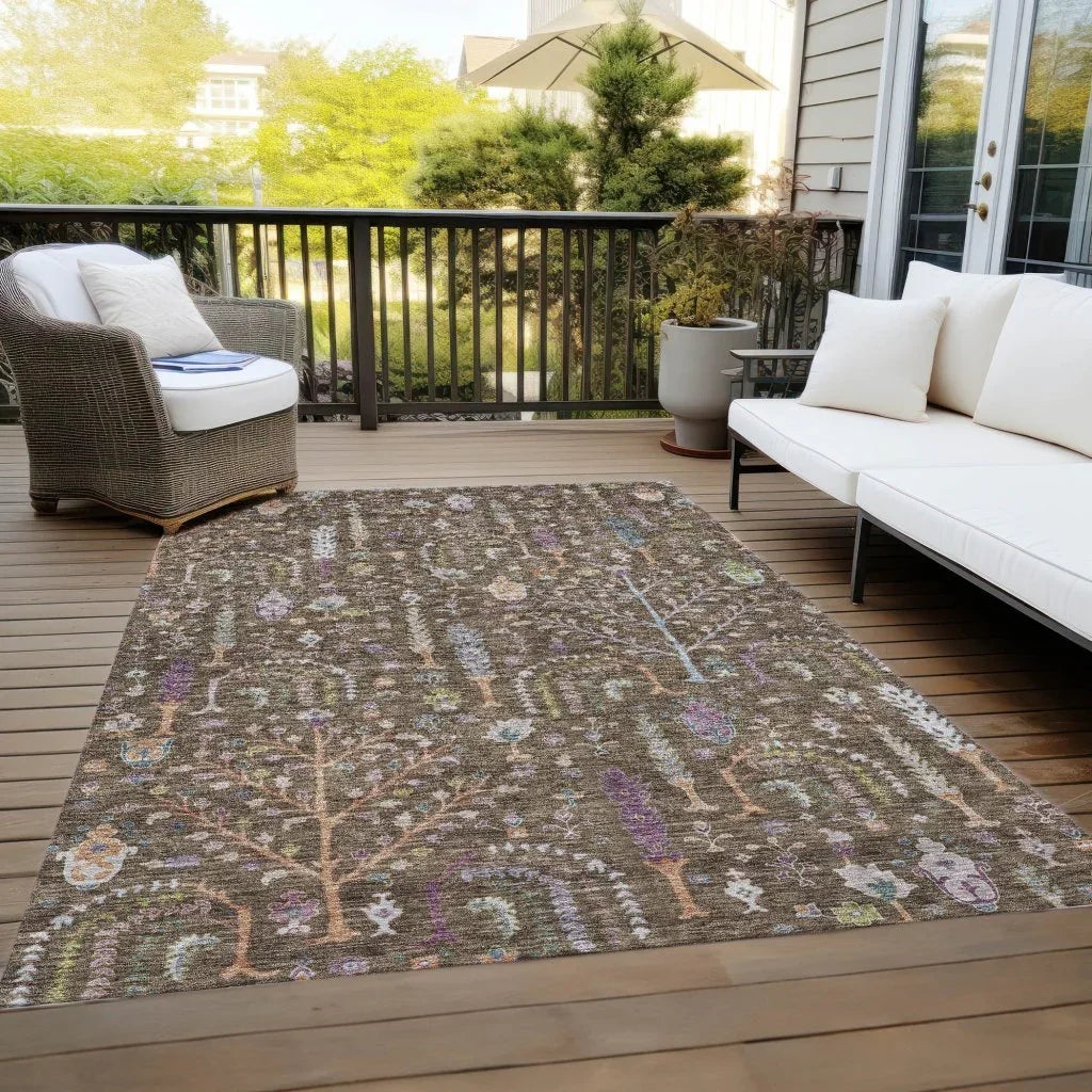 Percy Brown Washable Indoor - Outdoor Rug - LOOMLAN - LOOMLAN Rugs - Outdoor Rugs