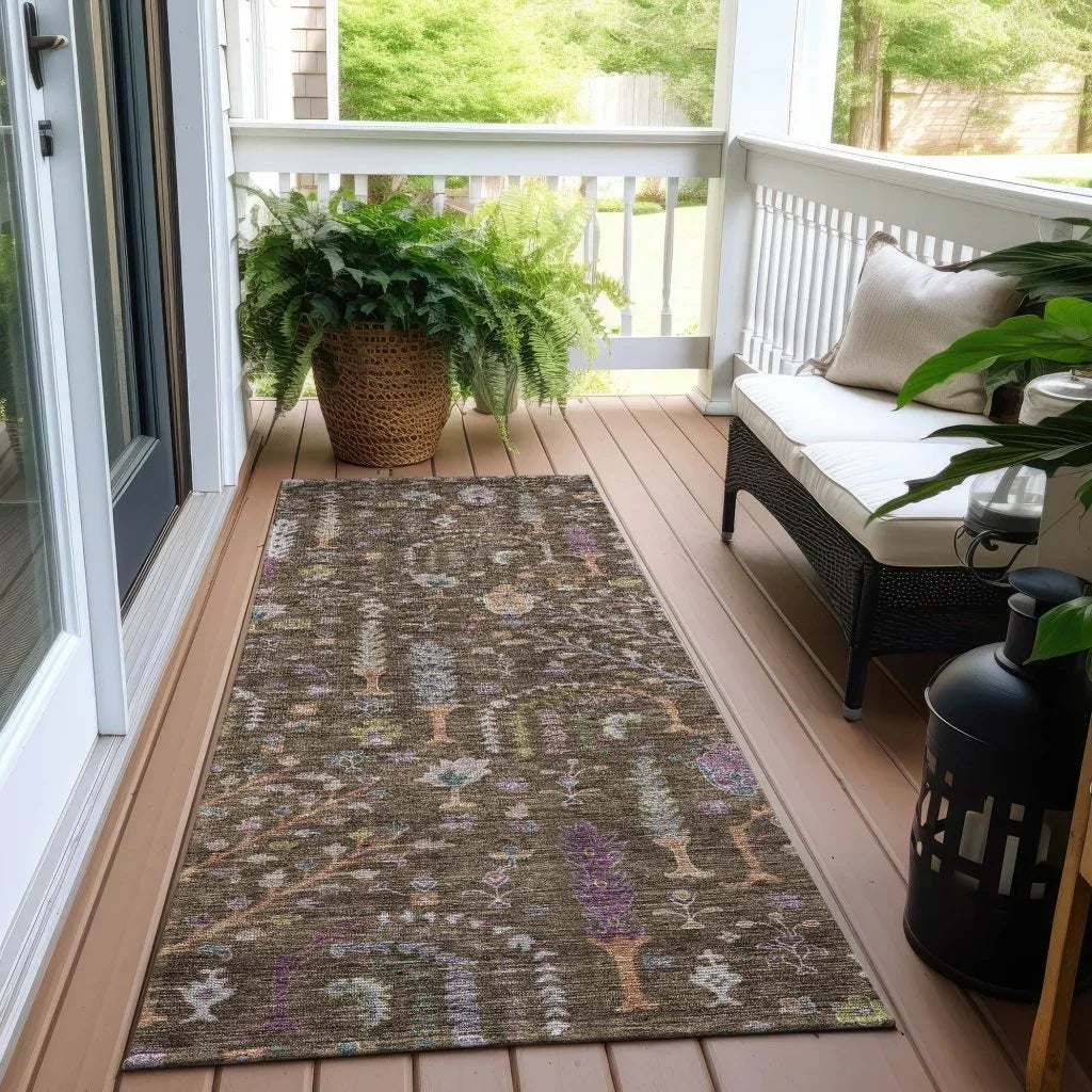 Percy Brown Washable Indoor - Outdoor Rug - LOOMLAN - LOOMLAN Rugs - Outdoor Rugs