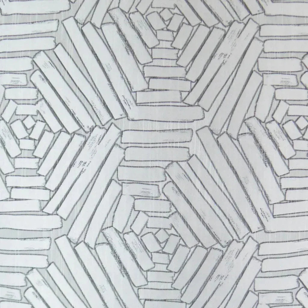 Percy Linen Glam Silver Large Throw Pillow Insert - LOOMLAN - D.V. Kap - Throw Pillows